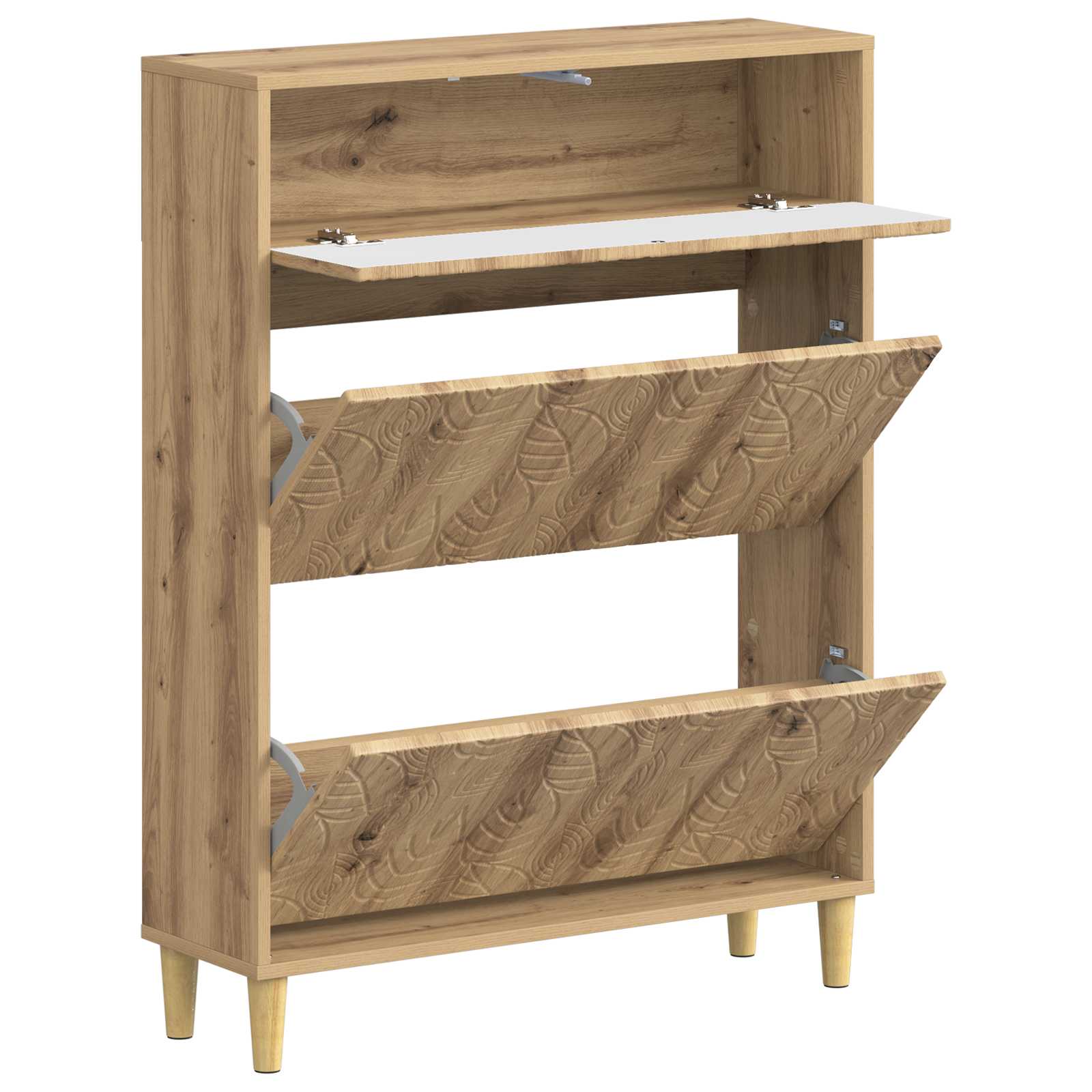 Ντουλάπα Παπουτσιών DELFT 78 x 24 x 103 εκ. Επεξεργασμένο Ξύλο - Pakobazaar