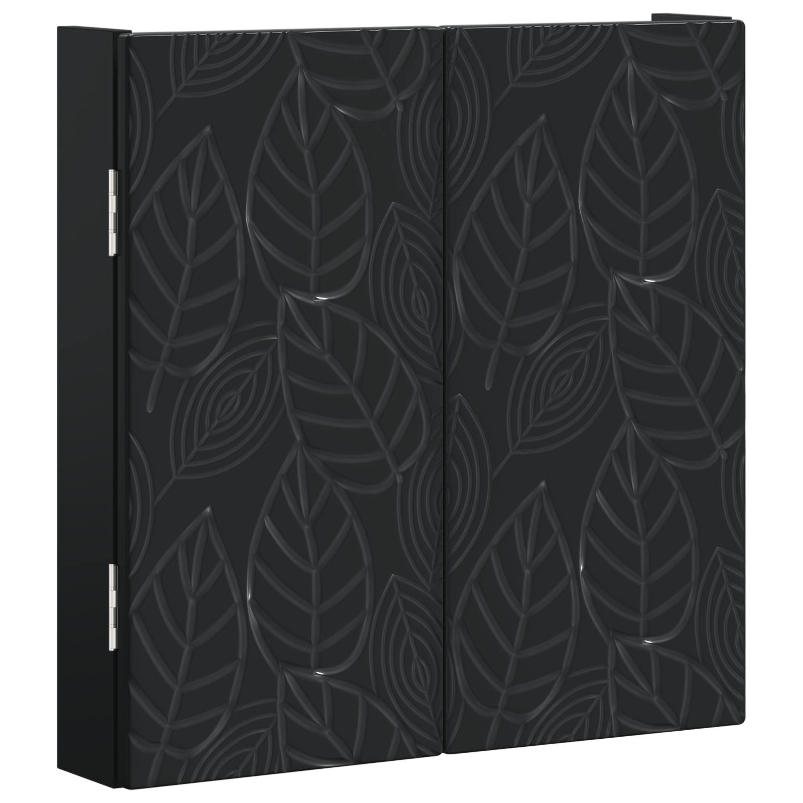 Ντουλάπα Πινάκων Βελών DELFT Μαύρο 52,5 x 10,5 x 53,5 εκ. - Pakobazaar