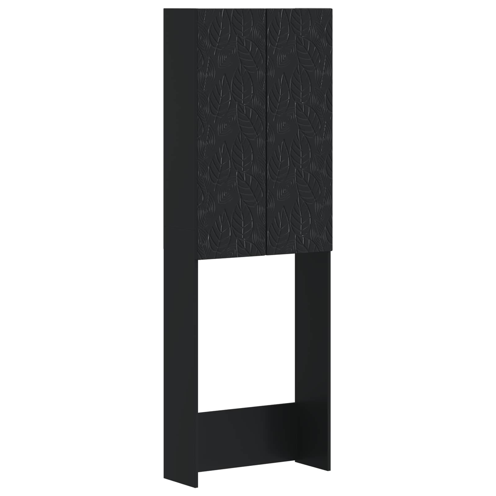 Ντουλάπα τουαλέτας DELFT Μαύρο 66 x 25,5 x 190 εκ. - Pakobazaar