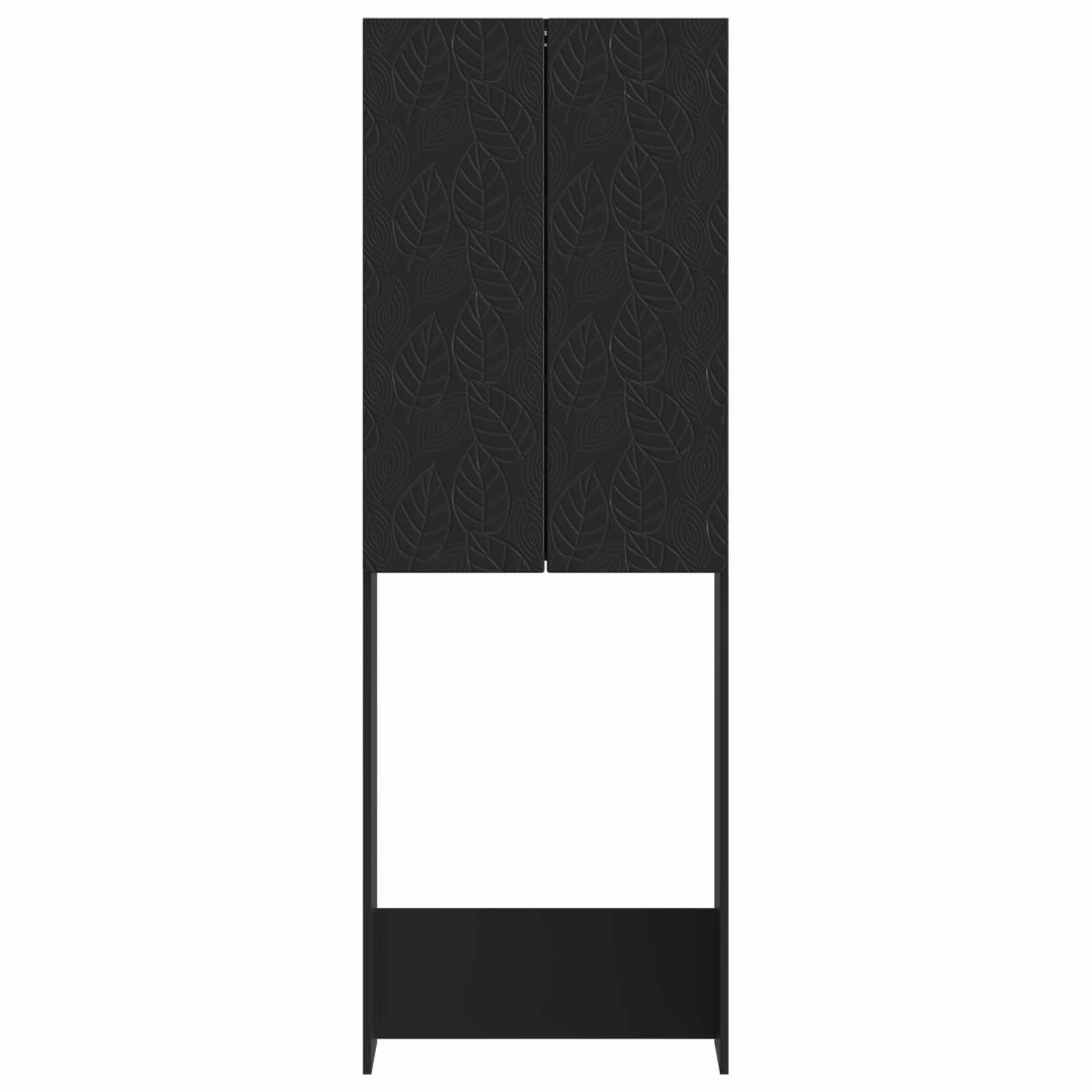 Ντουλάπα τουαλέτας DELFT Μαύρο 66 x 25,5 x 190 εκ. - Pakobazaar
