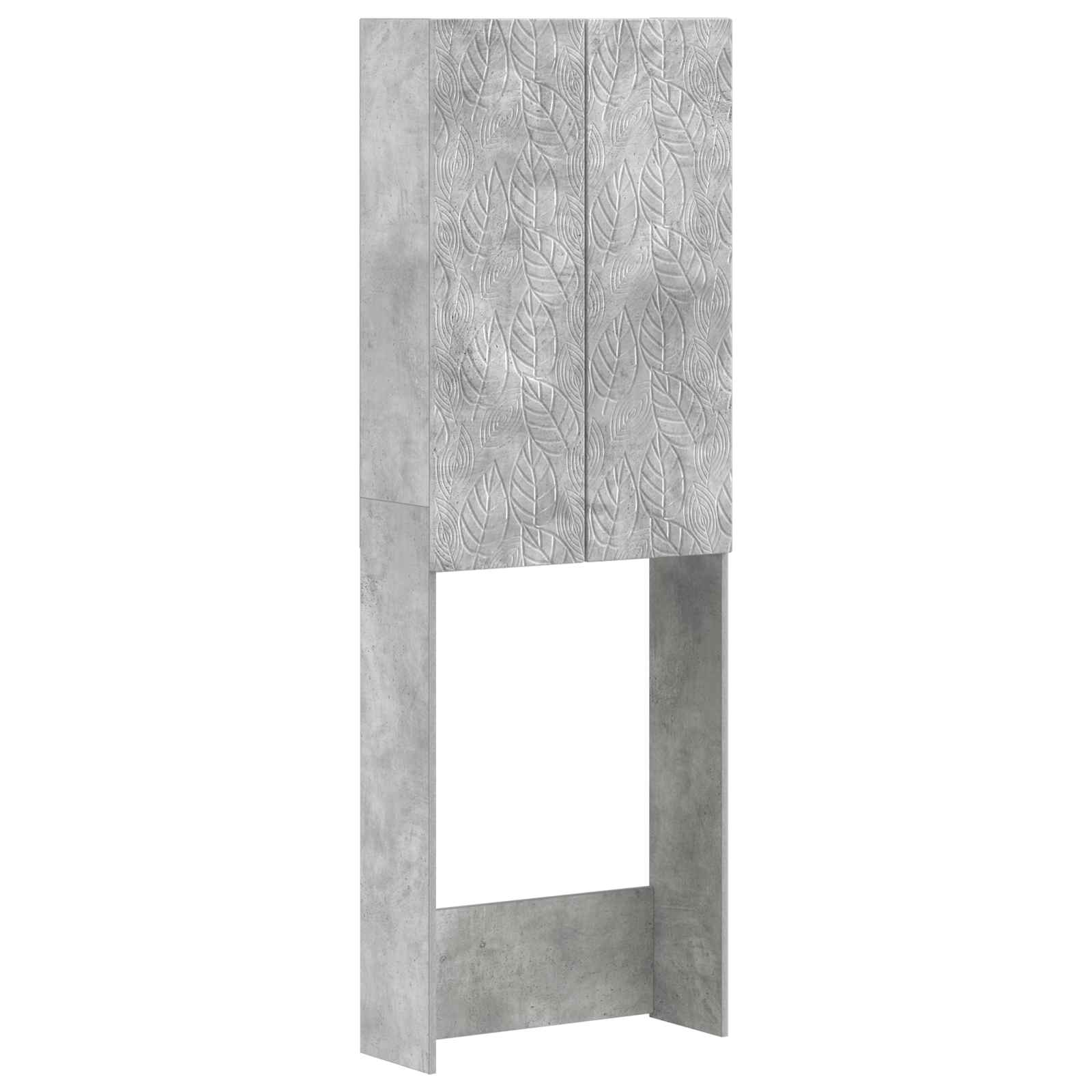 Ντουλάπα τουαλέτας DELFT Γκρι Σκυροδέματος 66 x 25,5 x 190 εκ. - Pakobazaar