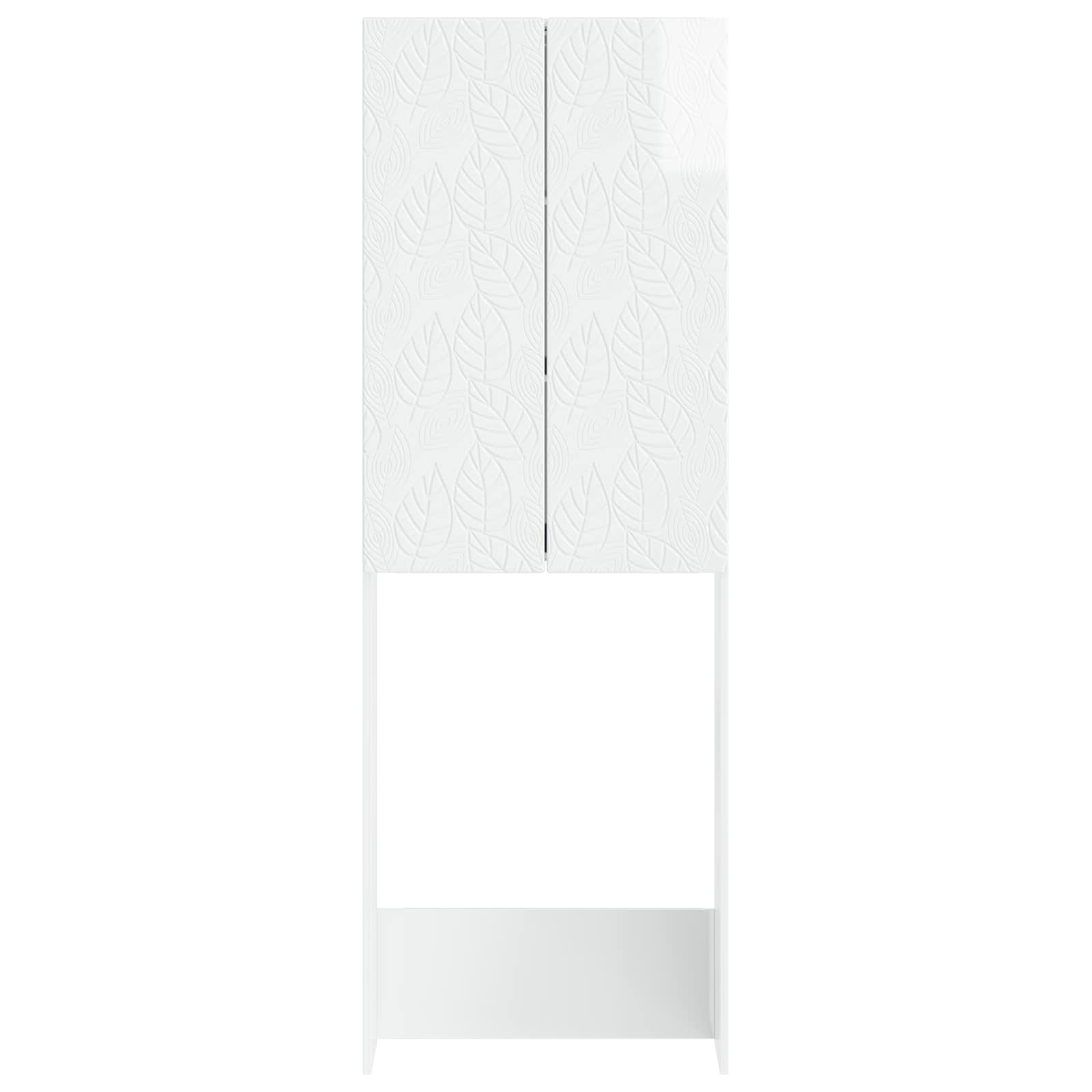 Ντουλάπα τουαλέτας DELFT Γυαλιστερό Λευκό 66 x 25,5 x 190 εκ. - Pakobazaar
