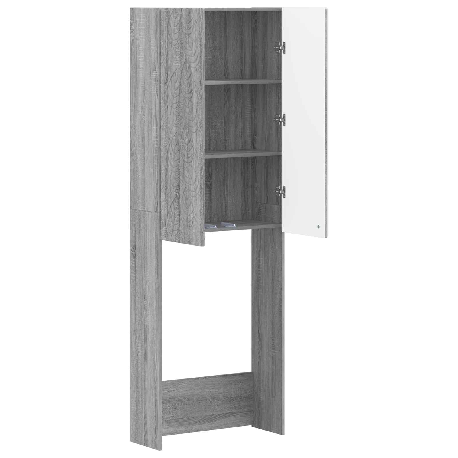 Ντουλάπα τουαλέτας DELFT Γκρι Sonoma 66 x 25,5 x 190 εκ. - Pakobazaar