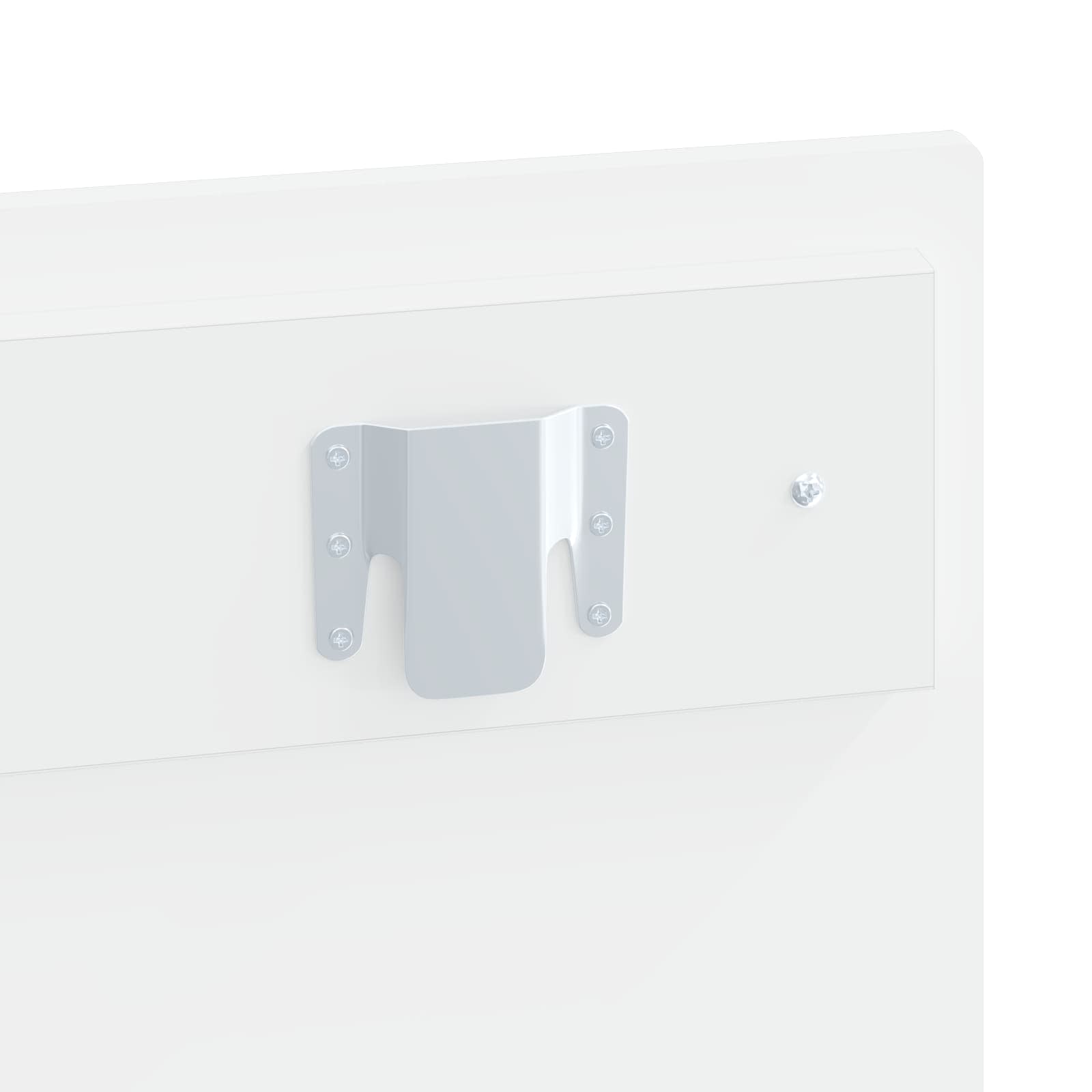 Κεφαλάρι Τοίχου DELFT Λευκό Επεξεργασμένο Ξύλο - Pakobazaar