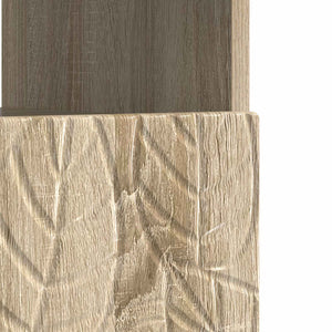 Ντουλάπα LED Τηλεόρασης Sonoma Δρυς Επεξεργασμένο Ξύλο - Pakobazaar