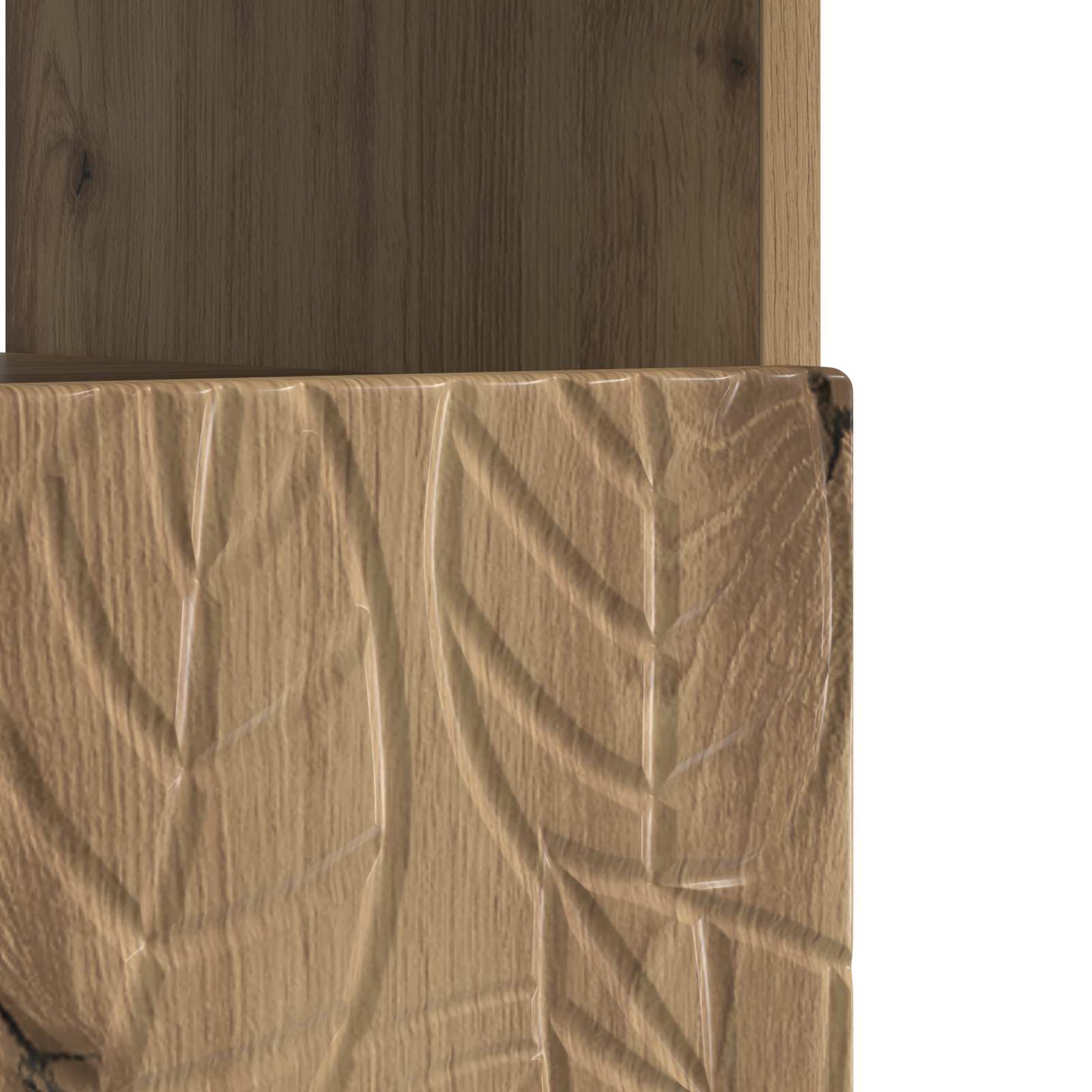 Ντουλάπα LED Τηλεόρασης Artisan Δρυς Επεξεργασμένο Ξύλο - Pakobazaar