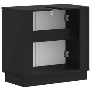 Ντουλάπα Νιπτήρα Mπάνιου HOORN Μαύρο 59,5 x 31,5 x 56 εκ. - Pakobazaar