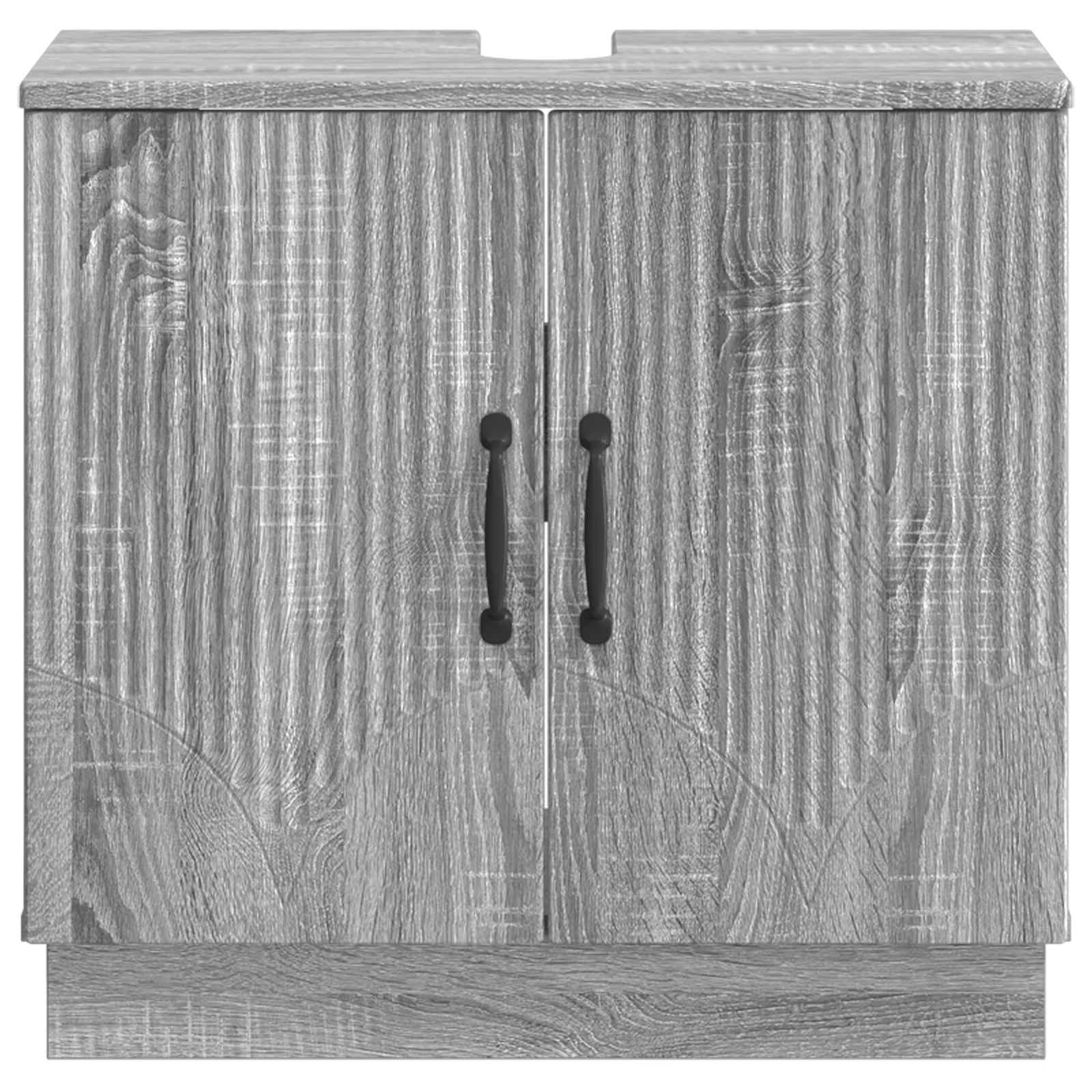 Ντουλάπα Νιπτήρα Mπάνιου HOORN Γκρι Sonoma 59,5 x 31,5 x 56 εκ. - Pakobazaar