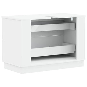 Ντουλάπα Νιπτήρα Mπάνιου HOORN Λευκό 82 x 41 x 56 εκ. - Pakobazaar