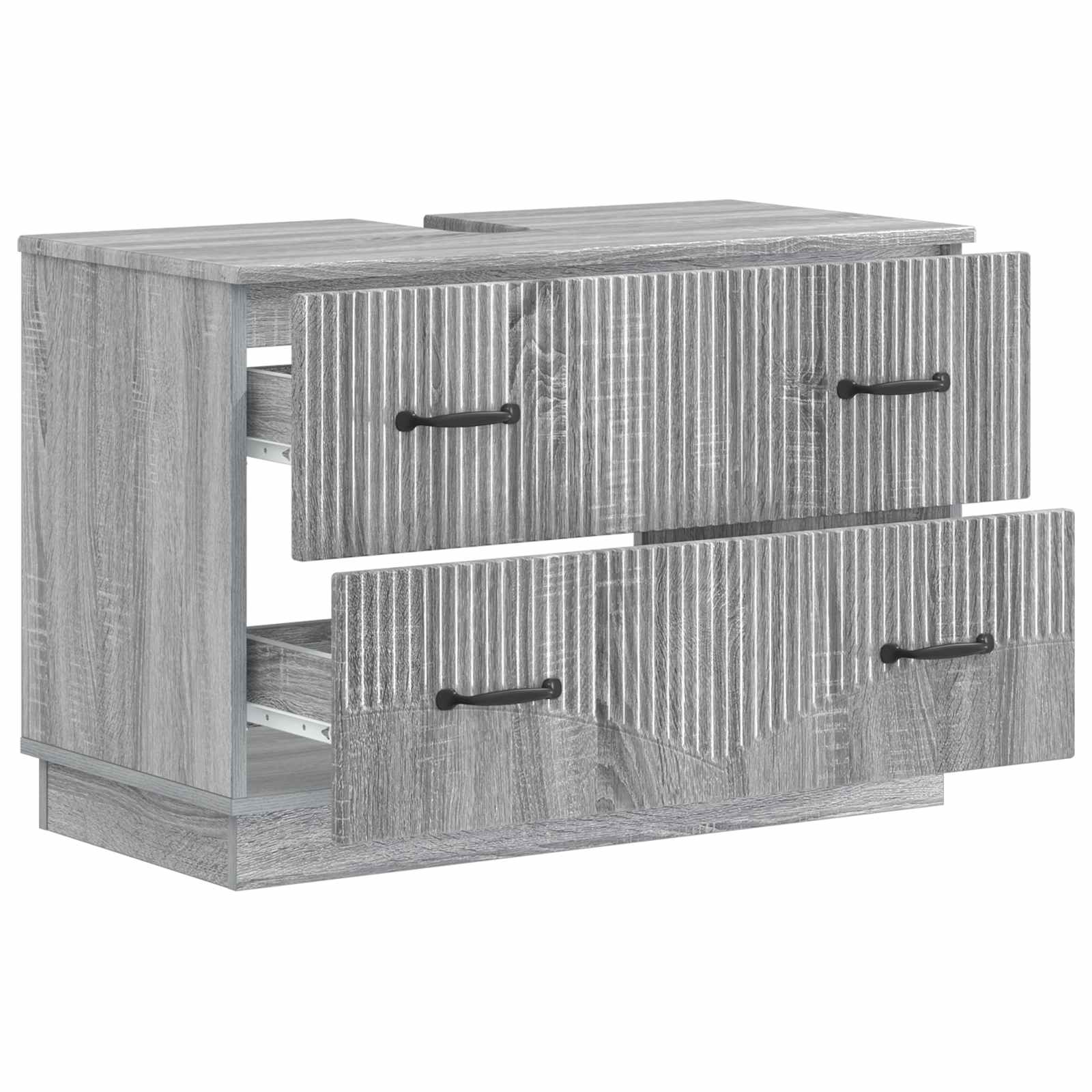 Ντουλάπα Νιπτήρα Mπάνιου HOORN Γκρι Sonoma 82 x 41 x 56 εκ. - Pakobazaar