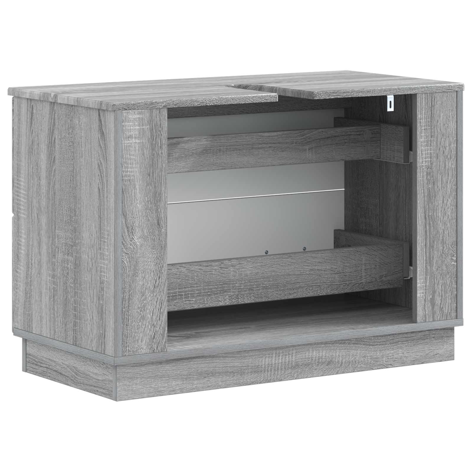 Ντουλάπα Νιπτήρα Mπάνιου HOORN Γκρι Sonoma 82 x 41 x 56 εκ. - Pakobazaar