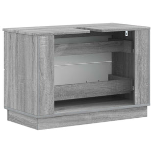 Ντουλάπα Νιπτήρα Mπάνιου HOORN Γκρι Sonoma 82 x 41 x 56 εκ. - Pakobazaar