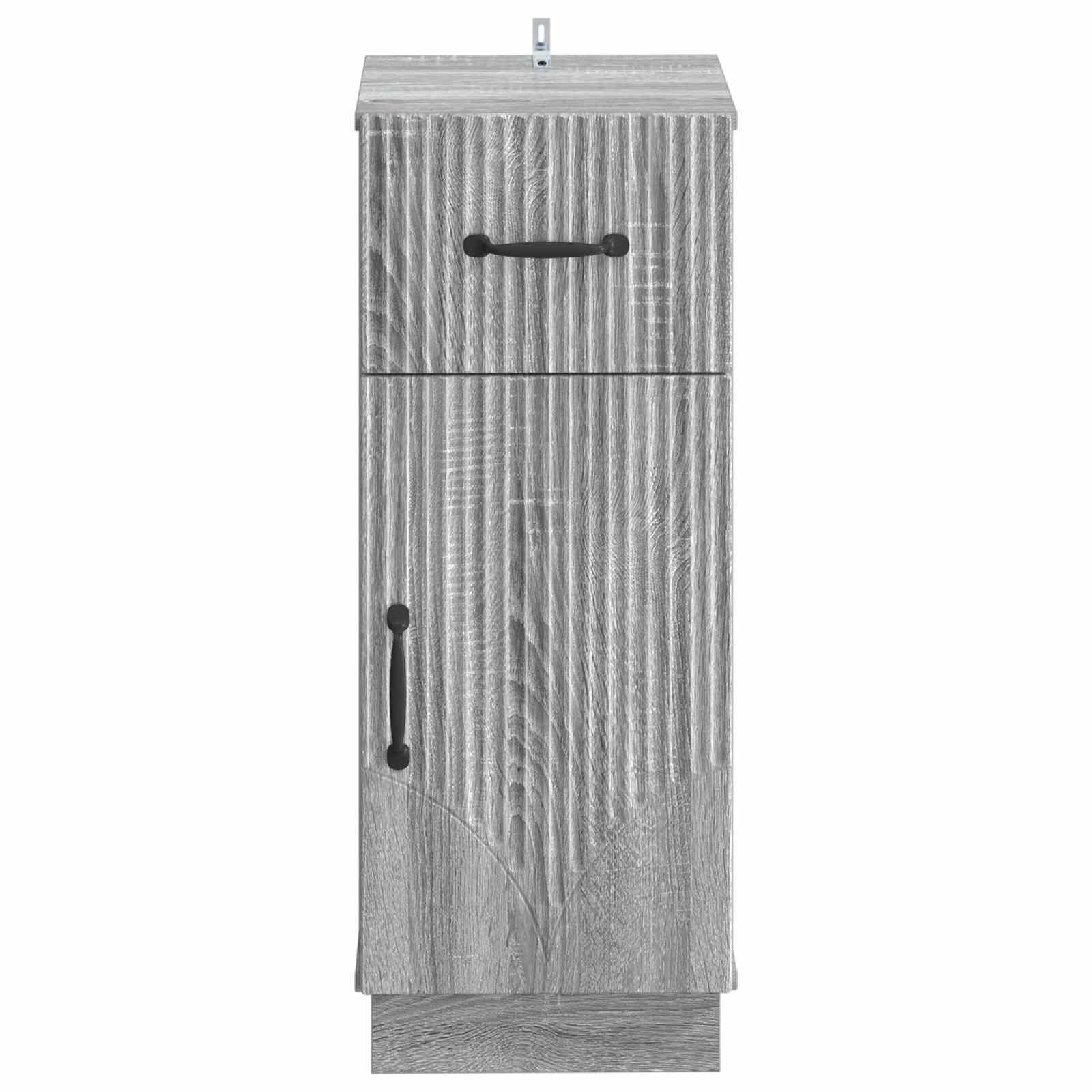 Ντουλάπι Αποθήκευσης Μπάνιου HOORN Γκρι Sonoma 30 x 31 x 77 εκ. - Pakobazaar