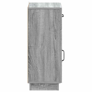 Ντουλάπι Αποθήκευσης Μπάνιου HOORN Γκρι Sonoma 30 x 31 x 77 εκ. - Pakobazaar