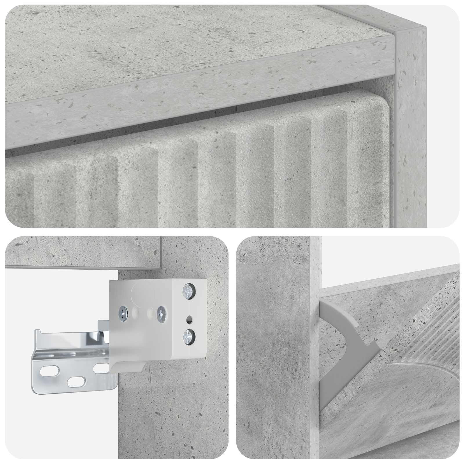 Τοίχου Ντουλάπα Παπουτσιών HOORN 71 x 17 x 43 εκ - Pakobazaar