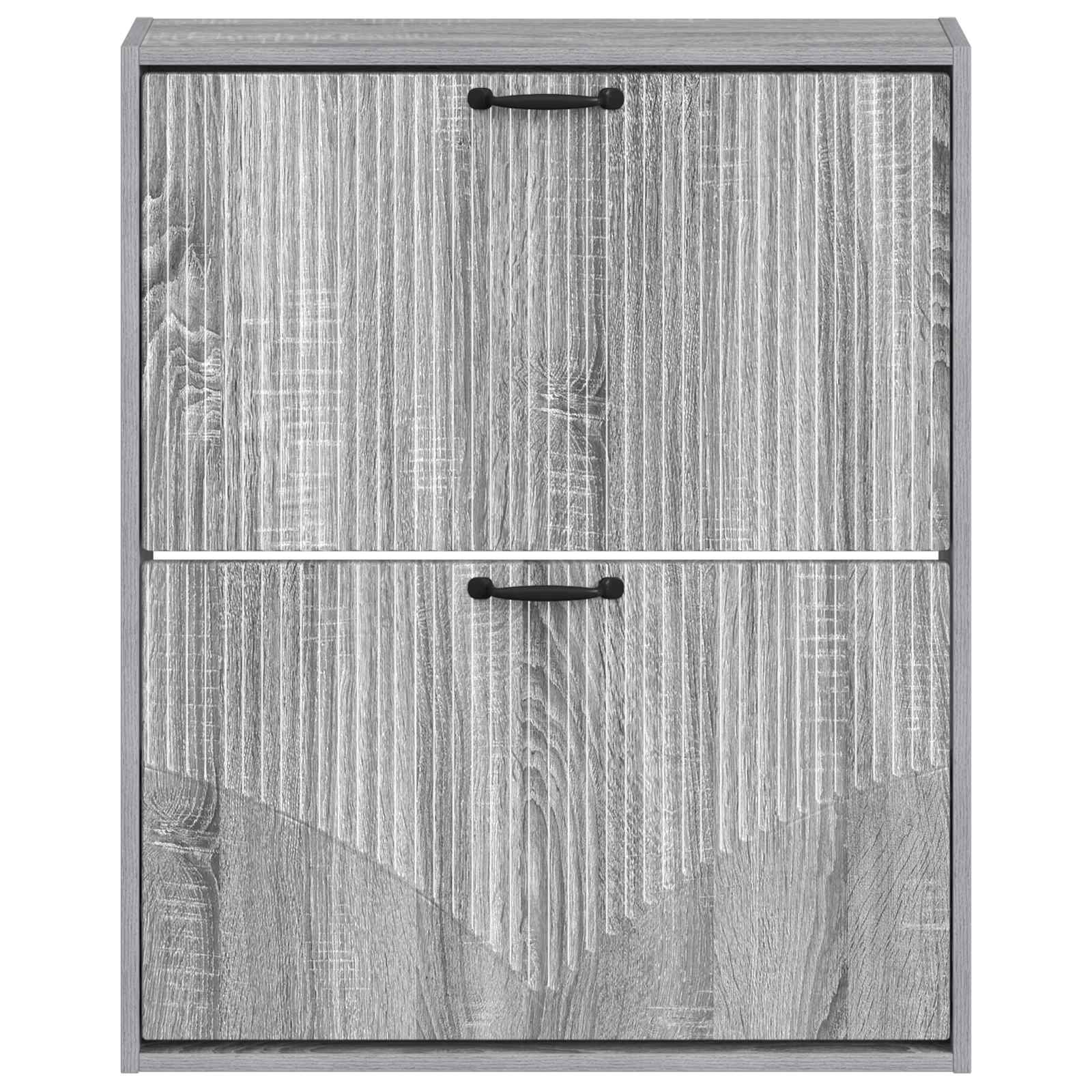 Τοίχου Ντουλάπα Παπουτσιών HOORN 71 x 17 x 86 εκ. Γκρι Sonoma - Pakobazaar