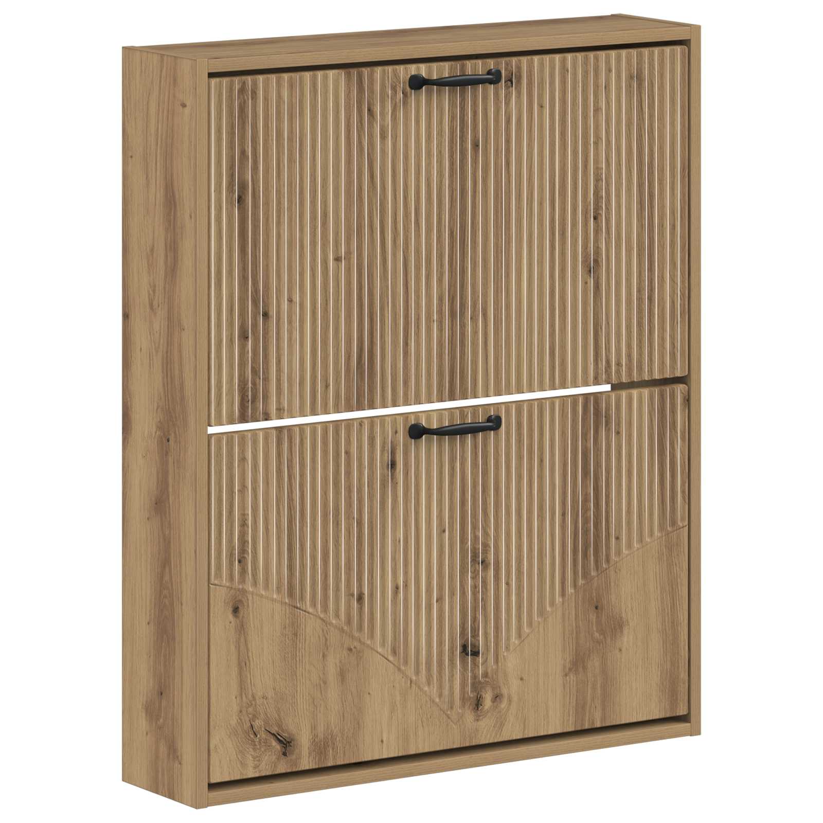 Τοίχου Ντουλάπα Παπουτσιών HOORN 71 x 17 x 86 εκ. Artisan Δρυς - Pakobazaar