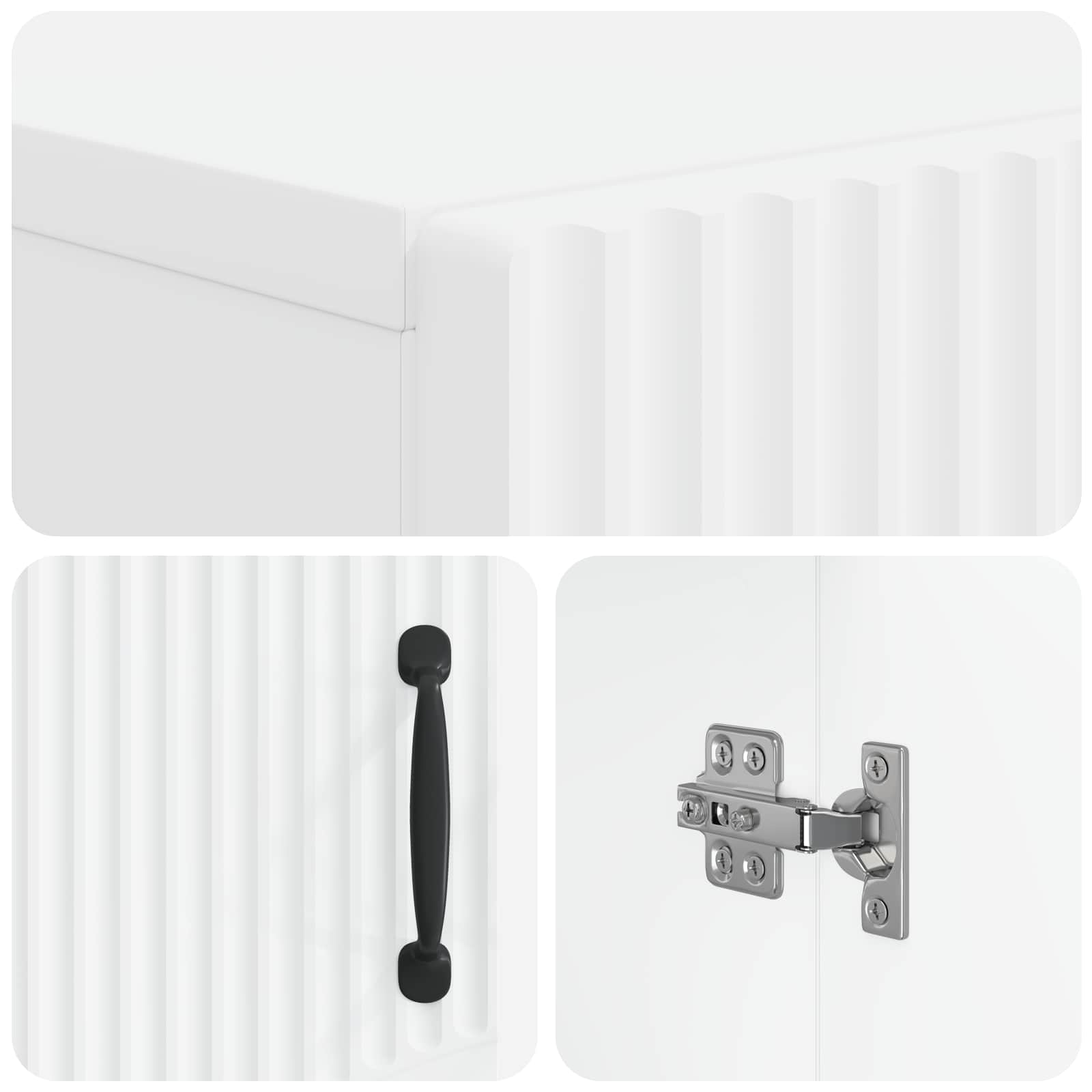 Ντουλάπα Παπουτσιών HOORN 59,5 x 39,5 x 87 εκ Λευκό - Pakobazaar