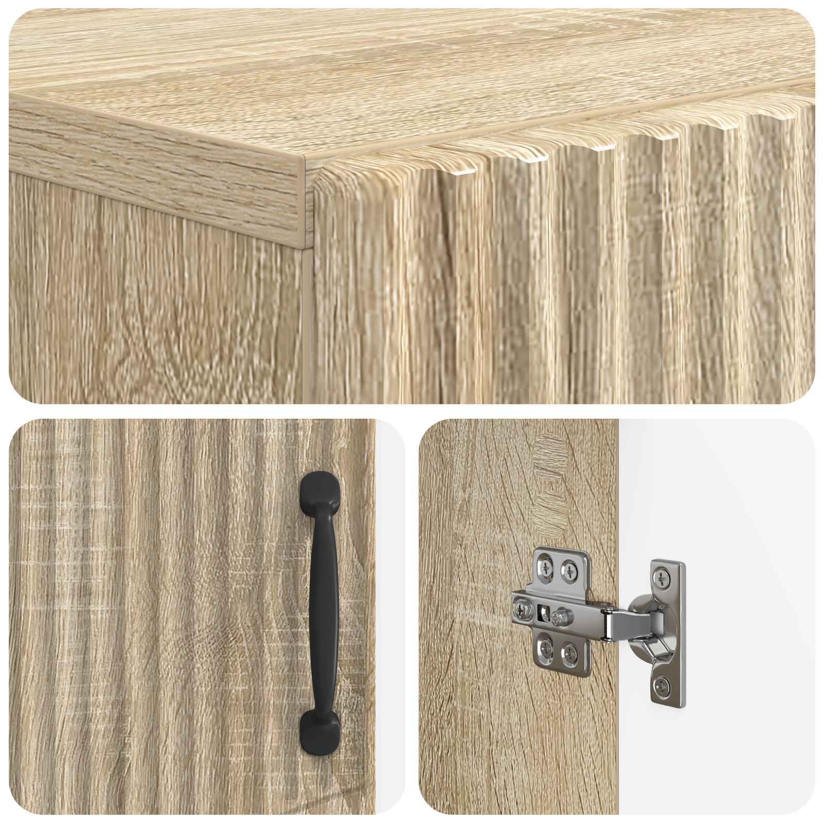 Ντουλάπα Παπουτσιών HOORN 59,5 x 39,5 x 87 εκ Sonoma Δρυς - Pakobazaar