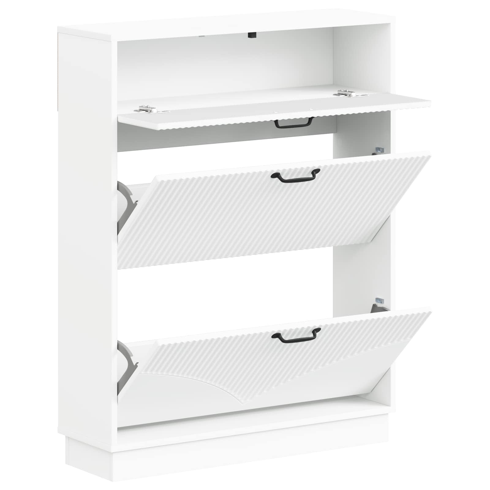 Ντουλάπα Παπουτσιών HOORN 78 x 24 x 100 εκ. Επεξεργασμένο Ξύλο - Pakobazaar