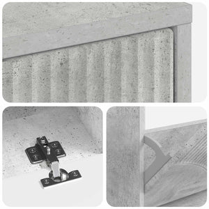 Ντουλάπα Παπουτσιών HOORN 78 x 24 x 100 εκ. Επεξεργασμένο Ξύλο - Pakobazaar