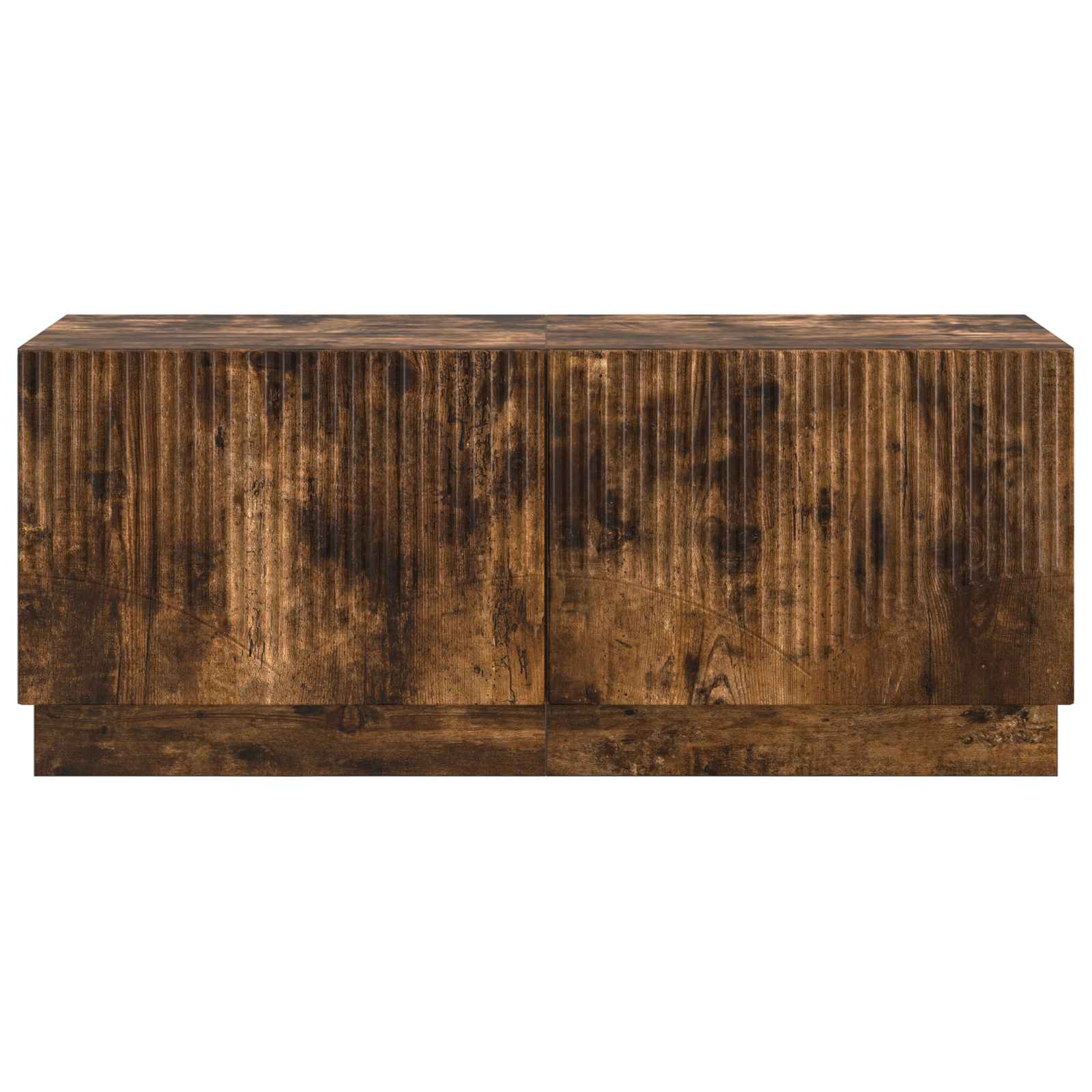 Ντουλάπι TV Καπνισμένο Ξύλο Δρυός Επεξεργασμένο Ξύλο - Pakobazaar