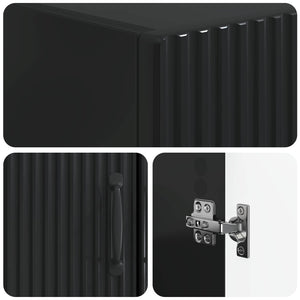 Ντουλάπα τουαλέτας HOORN Μαύρο 66 x 25,5 x 190 εκ. - Pakobazaar