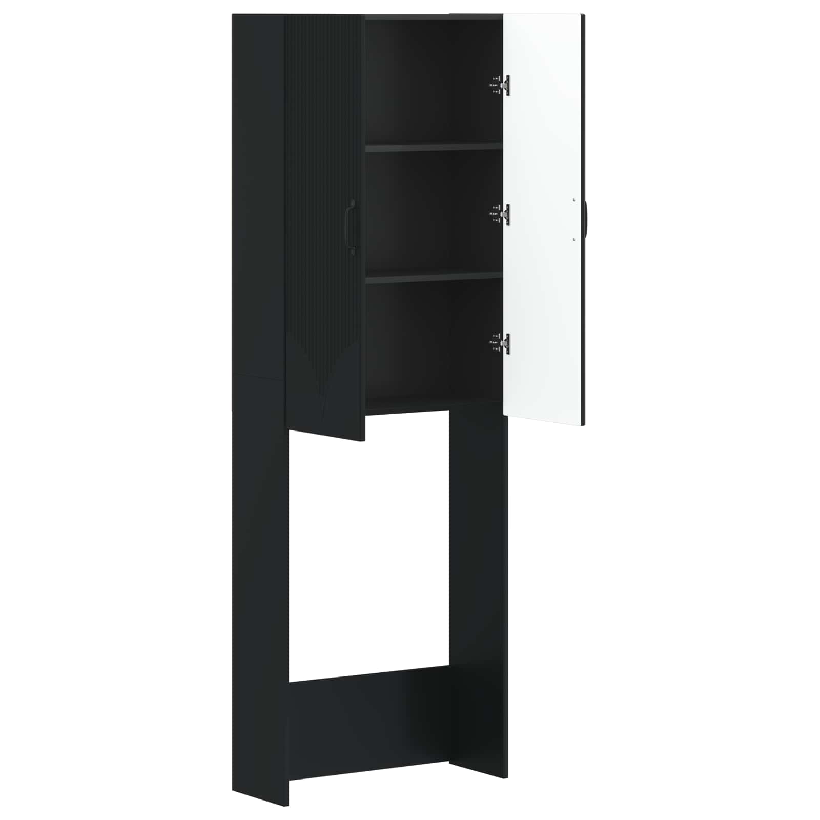 Ντουλάπα τουαλέτας HOORN Μαύρο 66 x 25,5 x 190 εκ. - Pakobazaar