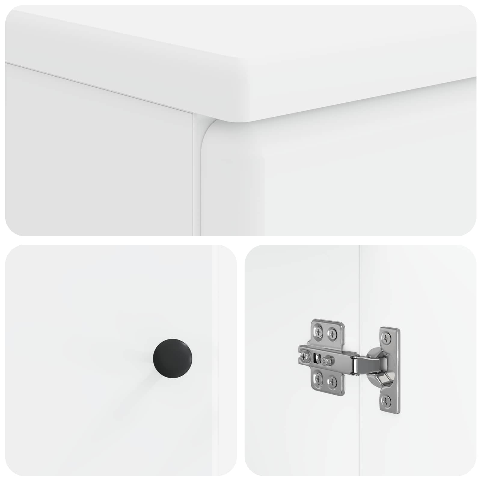 Ντουλάπα Νιπτήρα Mπάνιου BREDA Λευκό 59,5 x 31,5 x 59 εκ. - Pakobazaar