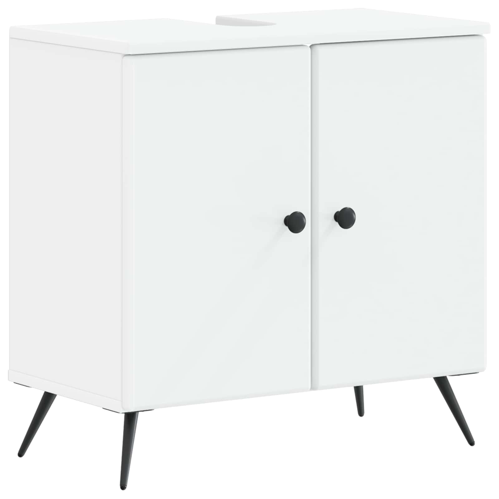 Ντουλάπα Νιπτήρα Mπάνιου BREDA Λευκό 59,5 x 31,5 x 59 εκ. - Pakobazaar