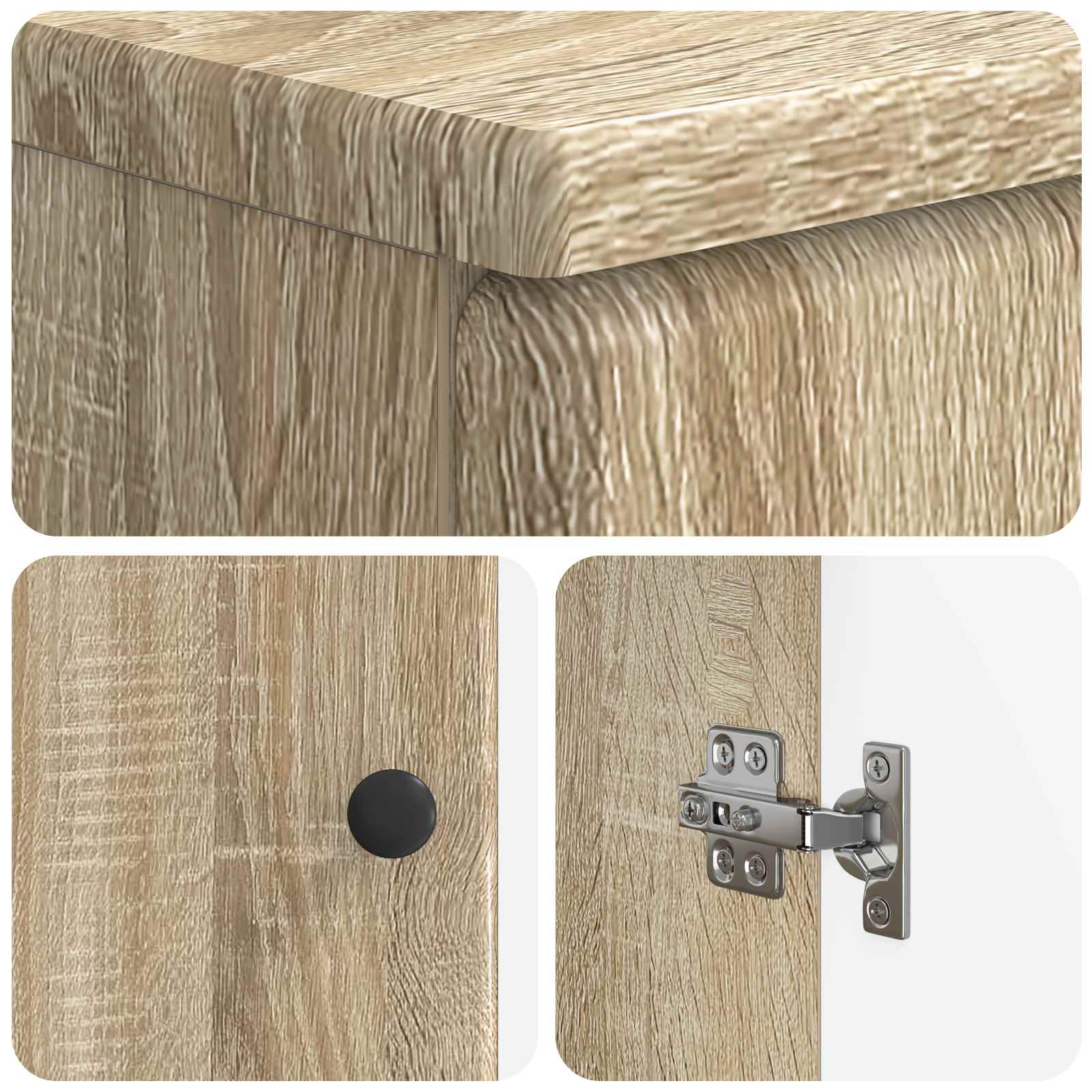 Ντουλάπα Νιπτήρα Mπάνιου BREDA Sonoma Δρυς 59,5 x 31,5 x 59 εκ. - Pakobazaar