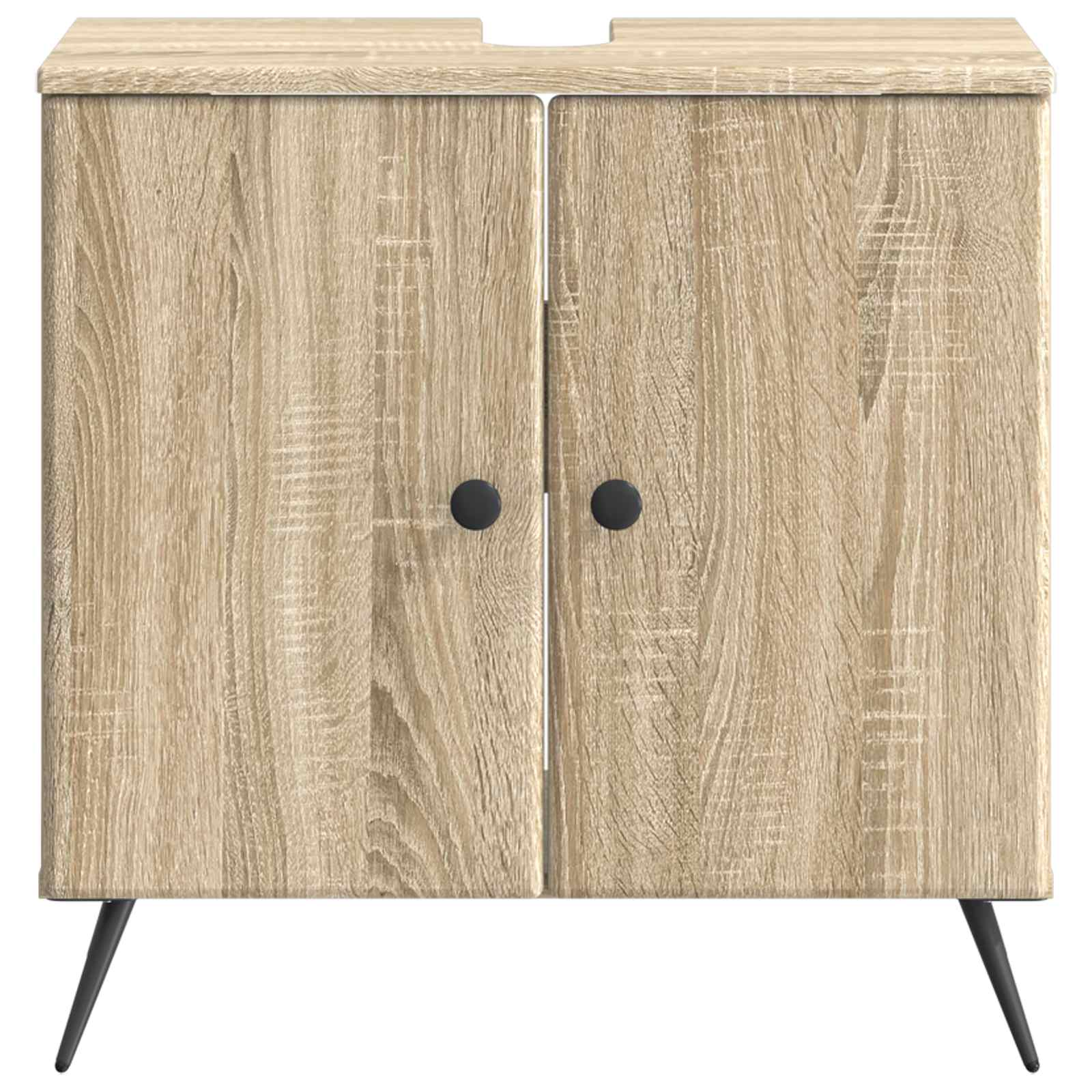Ντουλάπα Νιπτήρα Mπάνιου BREDA Sonoma Δρυς 59,5 x 31,5 x 59 εκ. - Pakobazaar