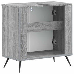 Ντουλάπα Νιπτήρα Mπάνιου BREDA Γκρι Sonoma 59,5 x 31,5 x 59 εκ. - Pakobazaar