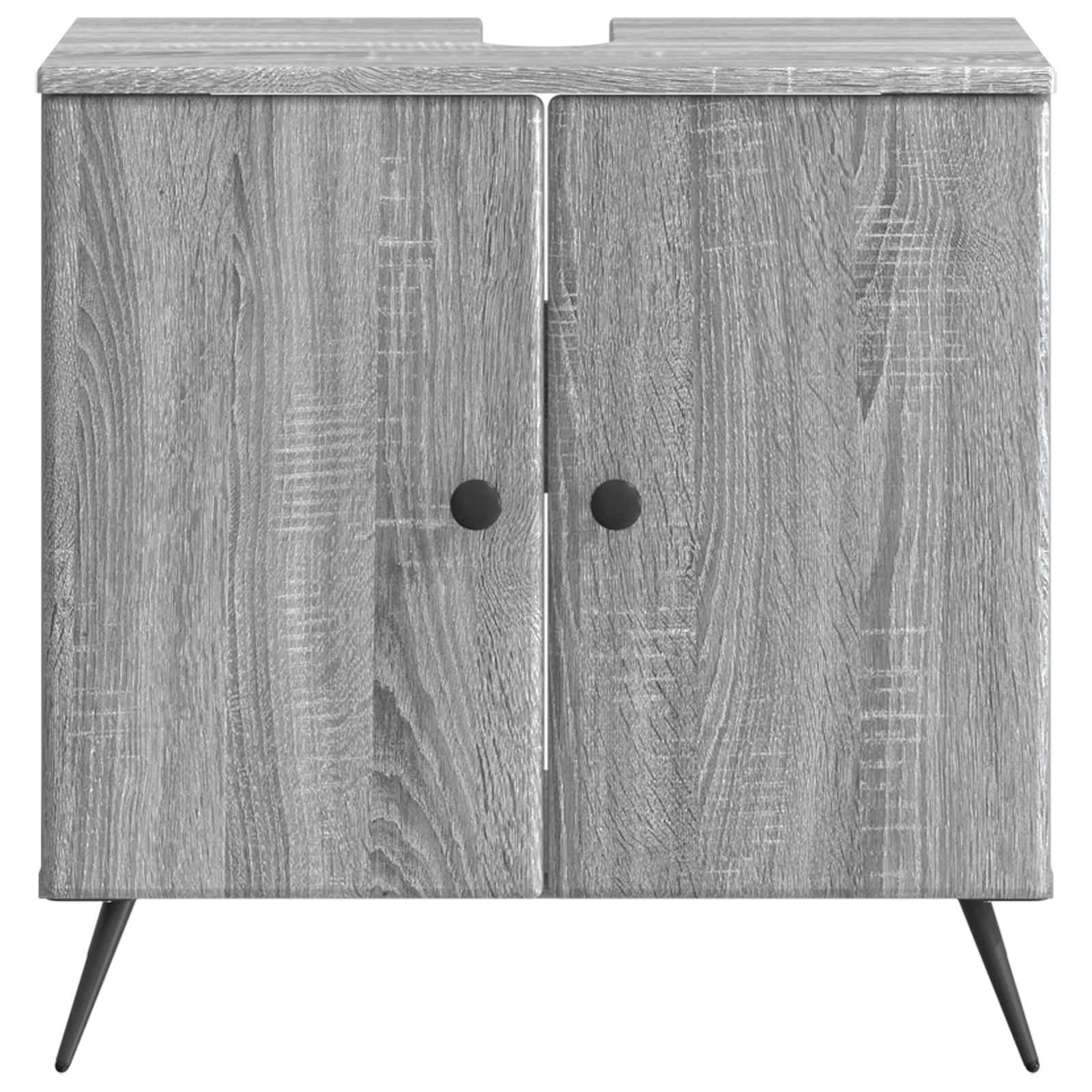 Ντουλάπα Νιπτήρα Mπάνιου BREDA Γκρι Sonoma 59,5 x 31,5 x 59 εκ. - Pakobazaar