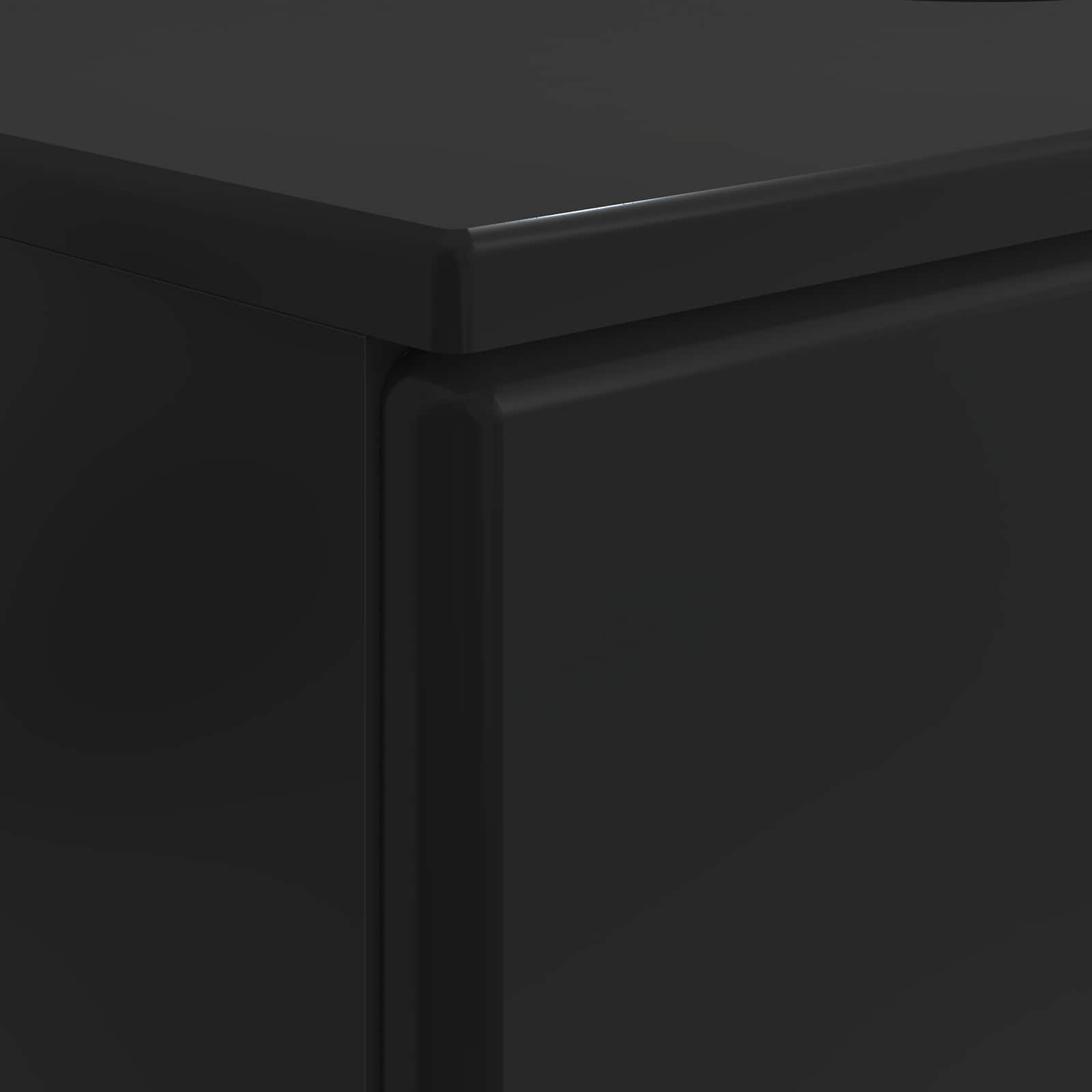 Ντουλάπα Νιπτήρα Mπάνιου BREDA Μαύρο 82 x 41 x 59 εκ - Pakobazaar