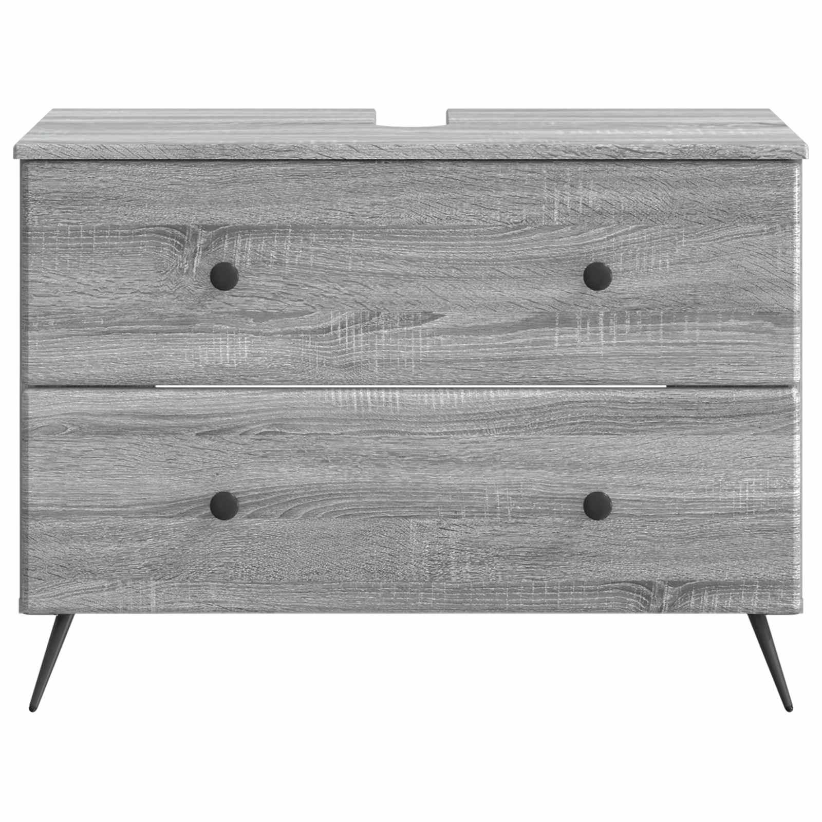 Ντουλάπα Νιπτήρα Mπάνιου BREDA Γκρι Sonoma 82 x 41 x 59 εκ - Pakobazaar