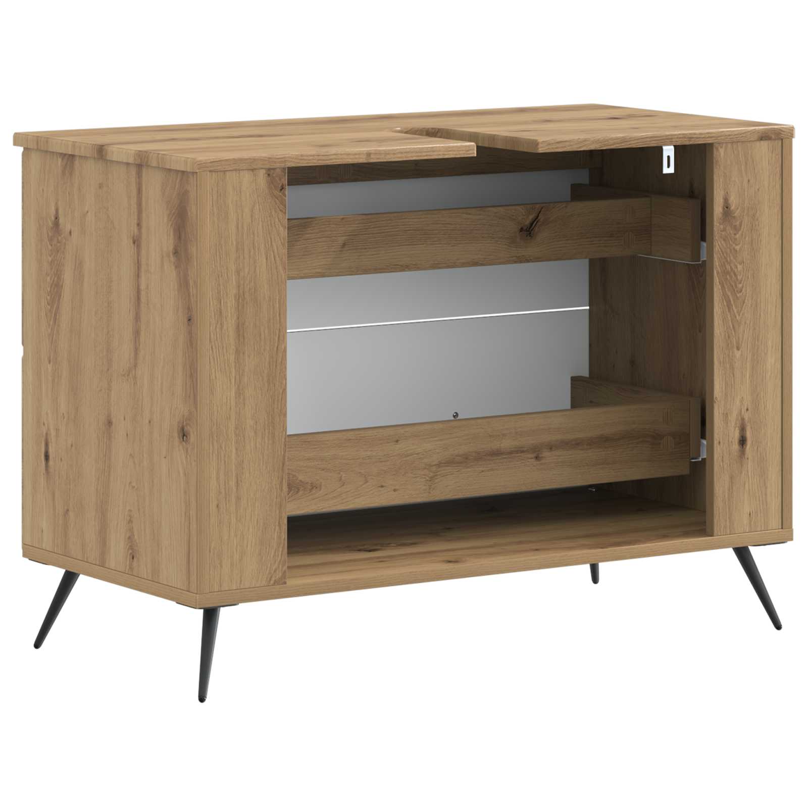 Ντουλάπα Νιπτήρα Mπάνιου BREDA Artisan Δρυς 82 x 41 x 59 εκ - Pakobazaar