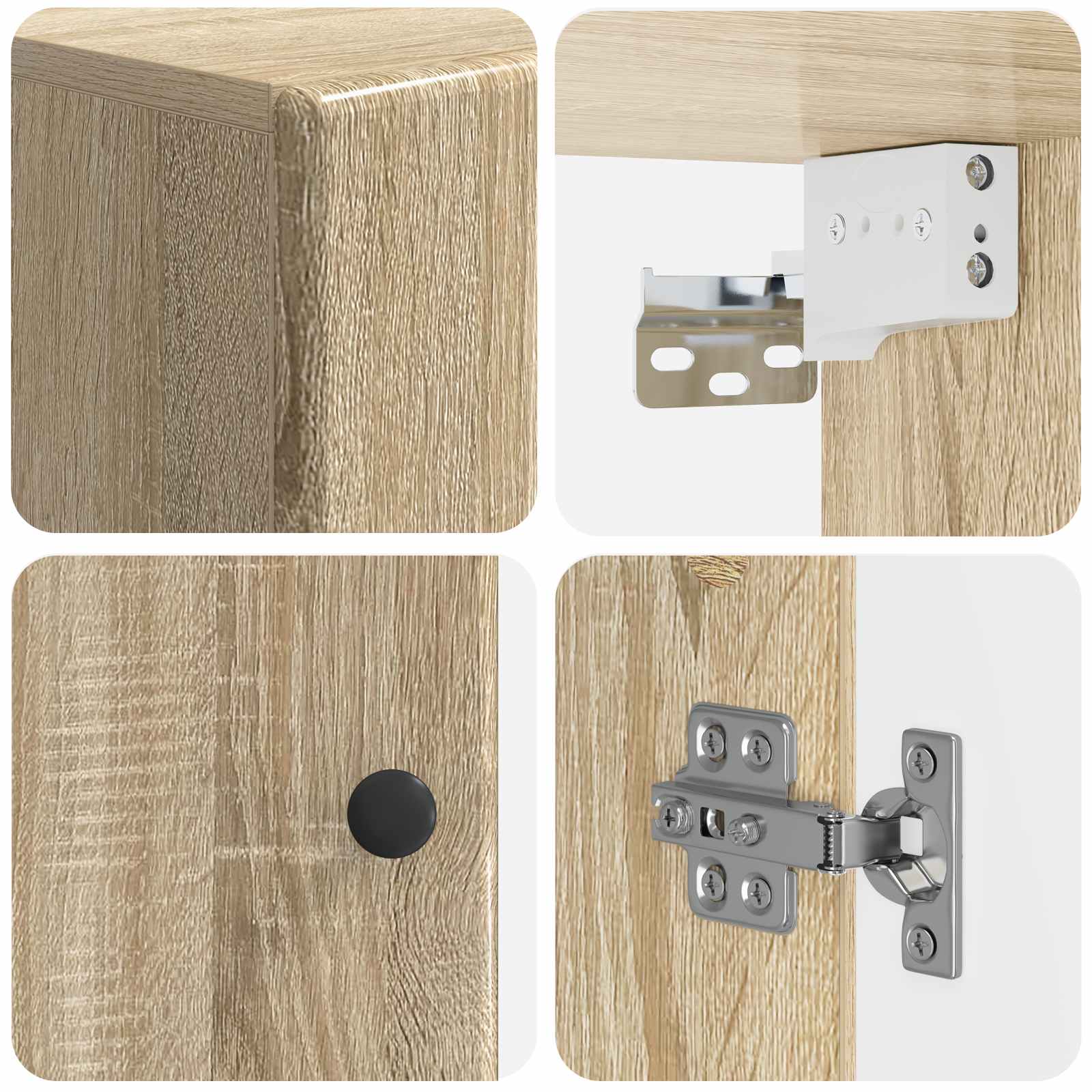 Ντουλάπα τοίχου μπάνιου BREDA Sonoma Δρυς 30 x 31 x 59 εκ. - Pakobazaar