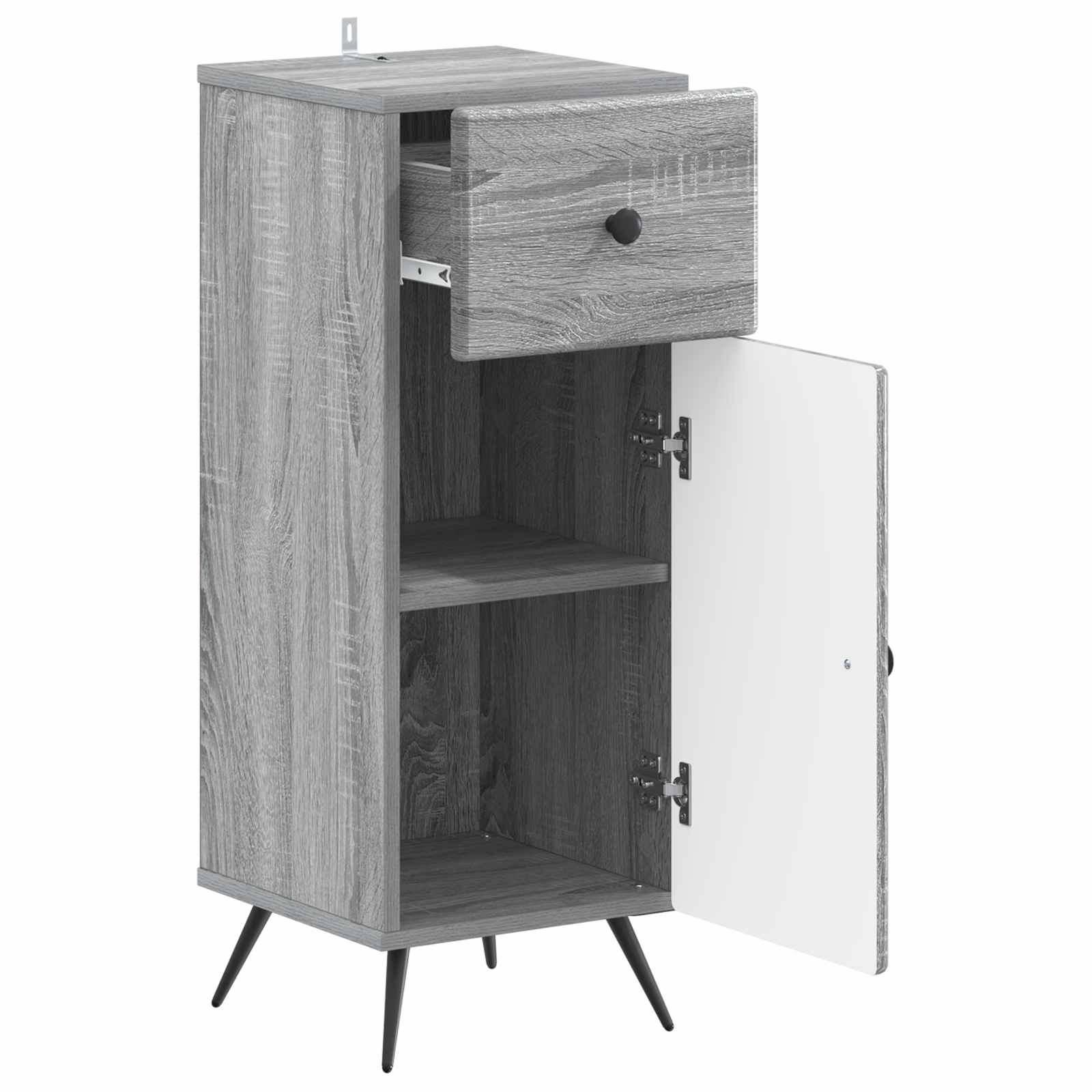 Ντουλάπι Αποθήκευσης Μπάνιου BREDA Γκρι Sonoma 30 x 31 x 80 εκ.