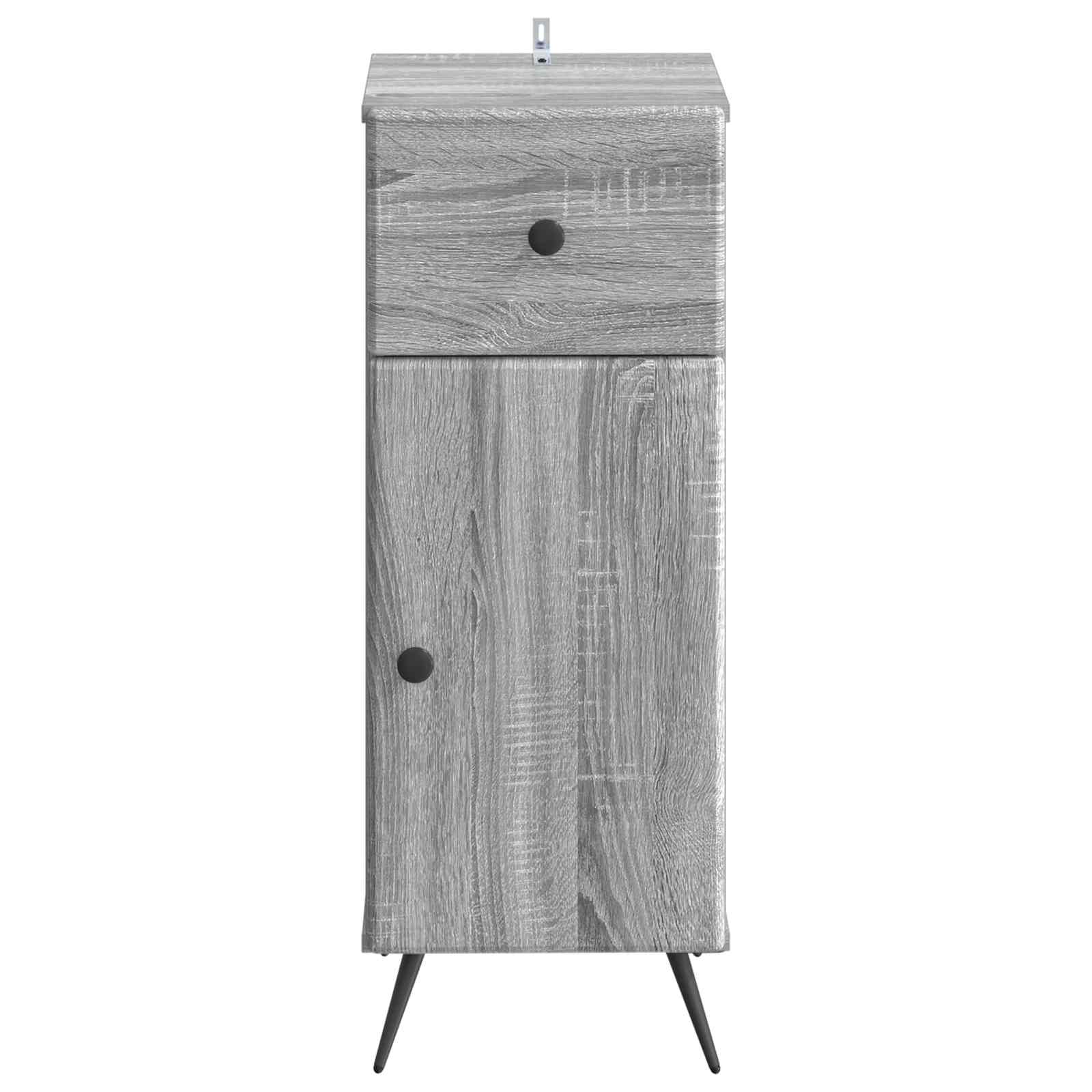 Ντουλάπι Αποθήκευσης Μπάνιου BREDA Γκρι Sonoma 30 x 31 x 80 εκ.