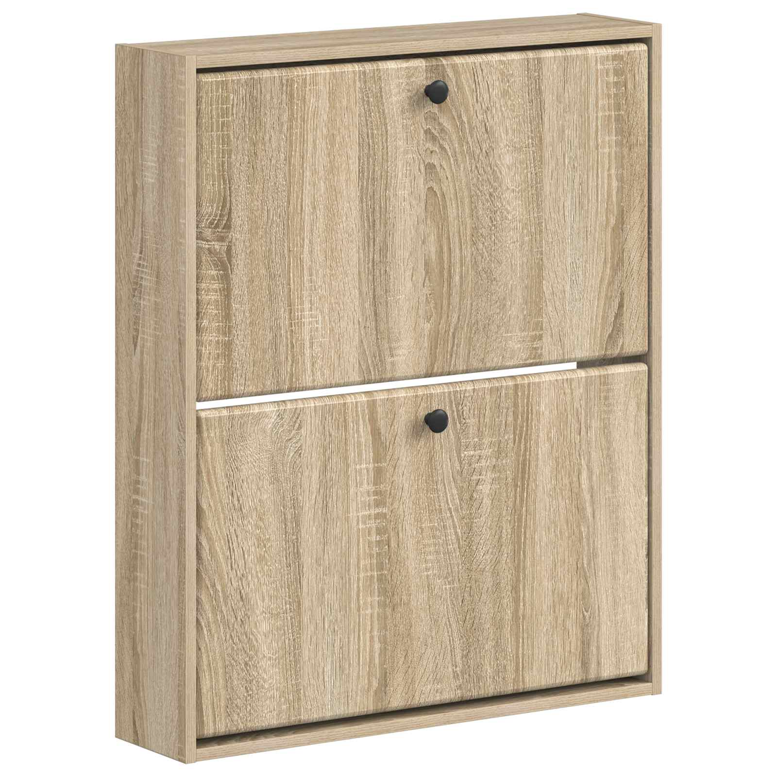 Τοίχου Ντουλάπα Παπουτσιών BREDA 71 x 17 x 86 εκ. Sonoma Δρυς - Pakobazaar