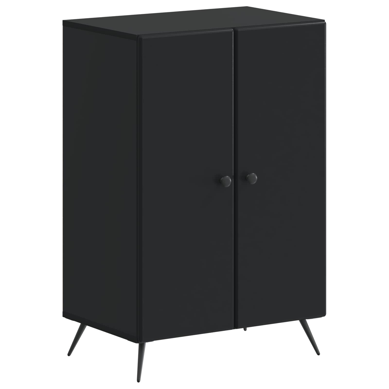 Ντουλάπα Παπουτσιών BREDA 59,5 x 39,5 x 90 εκ. Μαύρο - Pakobazaar