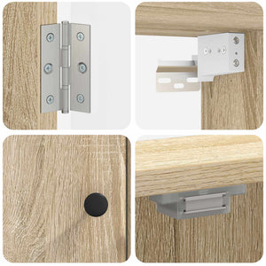 Ντουλάπα Πινάκων Βελών BREDA Sonoma Δρυς 52,5 x 10,5 x 53,5 εκ. - Pakobazaar