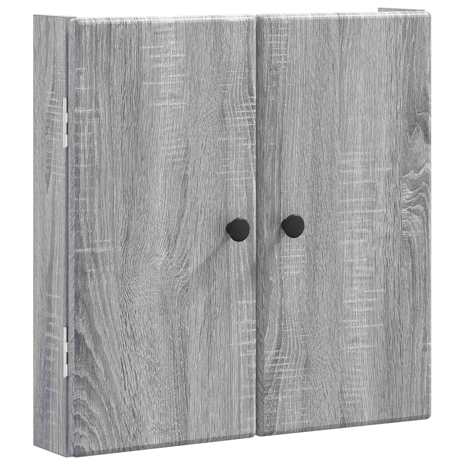 Ντουλάπα Πινάκων Βελών BREDA Γκρι Sonoma 52,5 x 10,5 x 53,5 εκ. - Pakobazaar