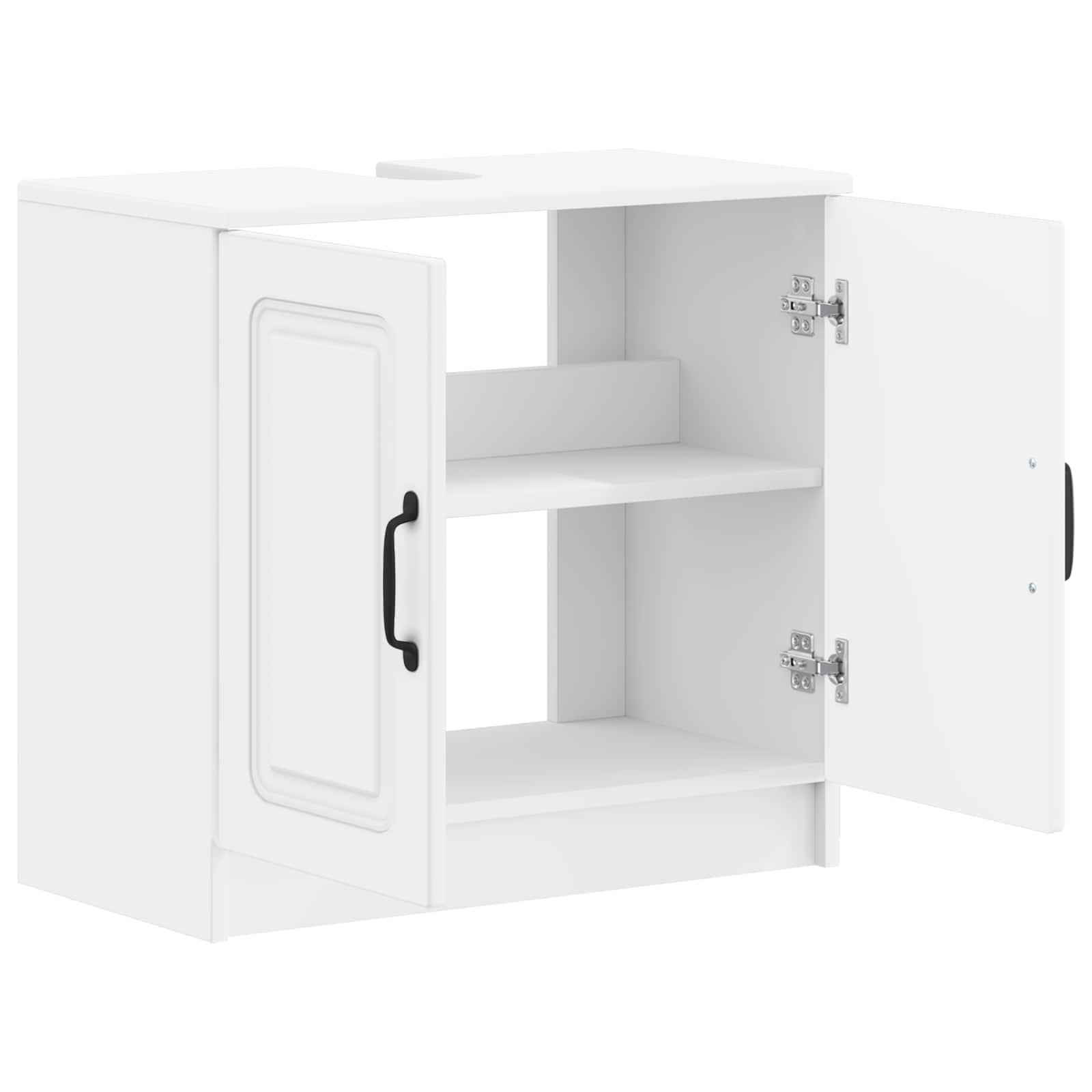 Ντουλάπα Νιπτήρα Mπάνιου UTRECHT Λευκό 59,5 x 31,5 x 59 εκ. - Pakobazaar