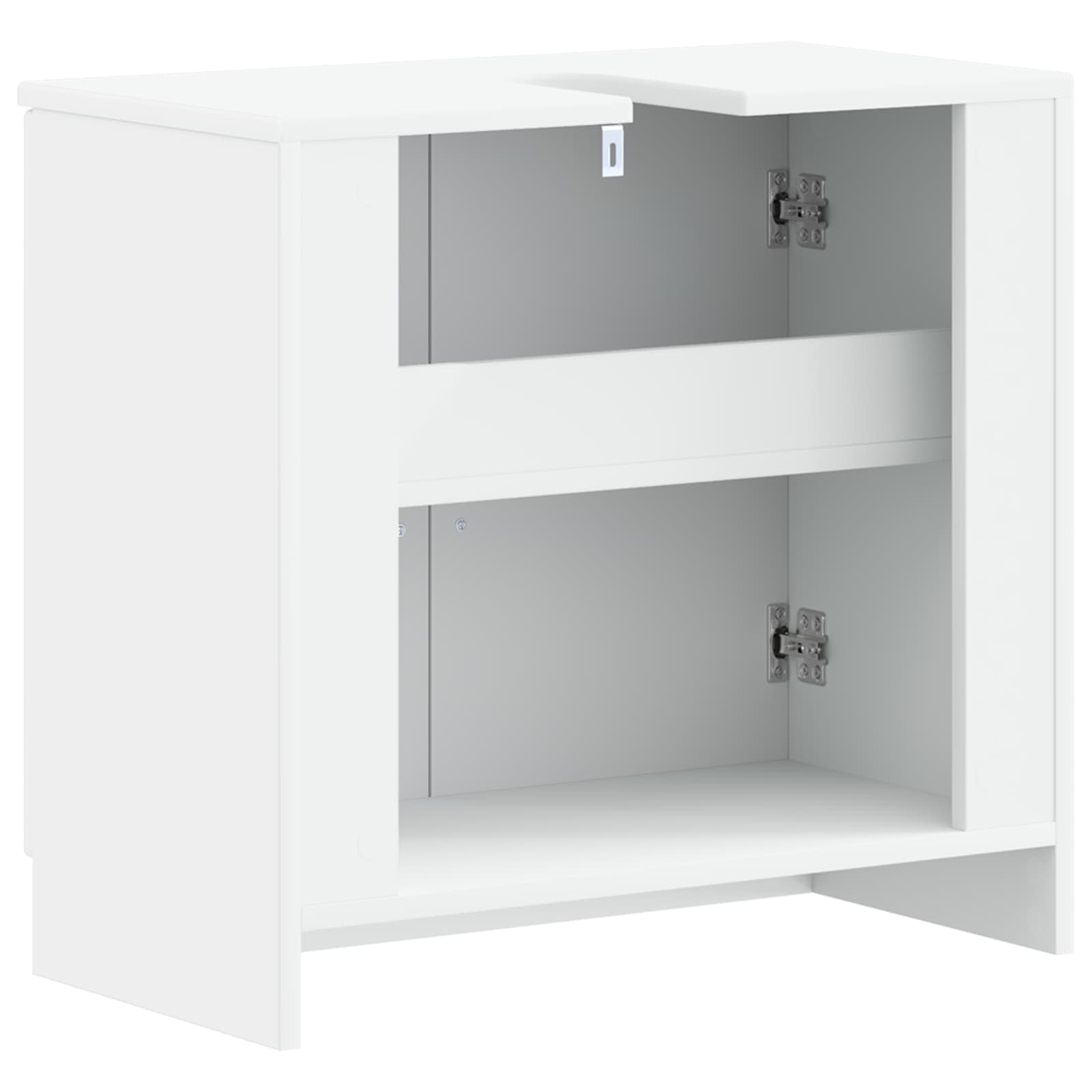 Ντουλάπα Νιπτήρα Mπάνιου UTRECHT Λευκό 59,5 x 31,5 x 59 εκ. - Pakobazaar