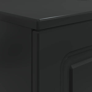 Ντουλάπα Νιπτήρα Mπάνιου UTRECHT Μαύρο 82 x 41 x 56 εκ. - Pakobazaar