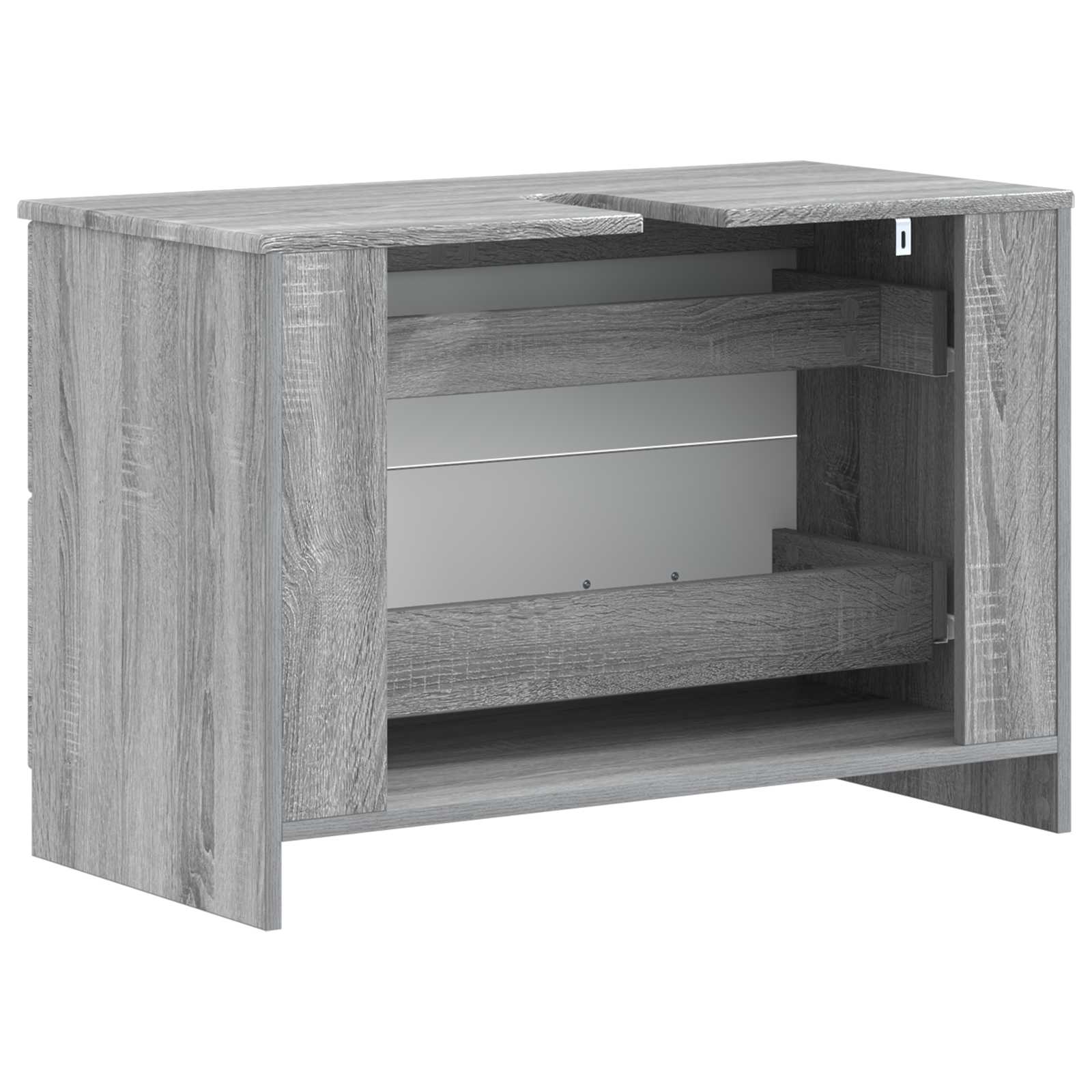 Ντουλάπα Νιπτήρα Mπάνιου UTRECHT Γκρι Sonoma 82 x 41 x 56 εκ. - Pakobazaar