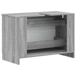 Ντουλάπα Νιπτήρα Mπάνιου UTRECHT Γκρι Sonoma 82 x 41 x 56 εκ. - Pakobazaar