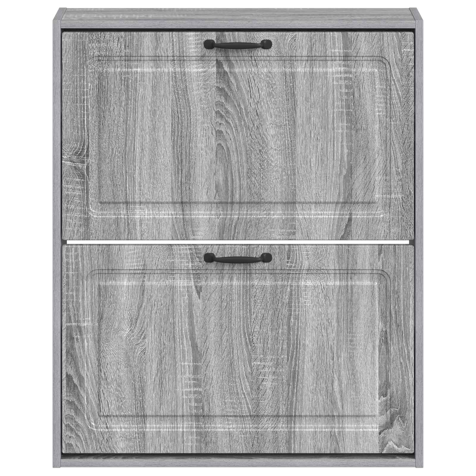 Τοίχου Ντουλάπα Παπουτσιών UTRECHT 71 x 17 x 86 εκ. Γκρι Sonoma - Pakobazaar